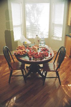 Special for Norma (peach cobbler prep)