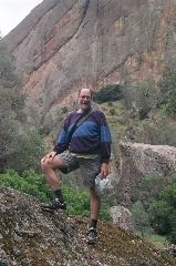 Pinnacles: Steve at Machete Ridge